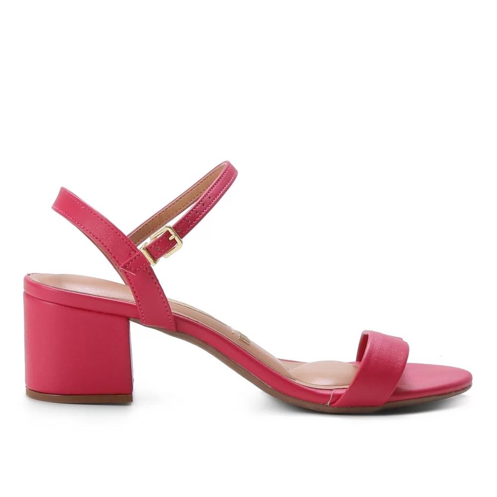 Sandália Vizzano Salto Médio Feminina - Pink - 2
