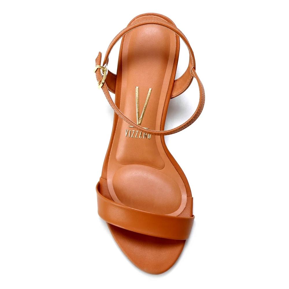 Sandália Vizzano Salto Médio Feminina - Caramelo - 3