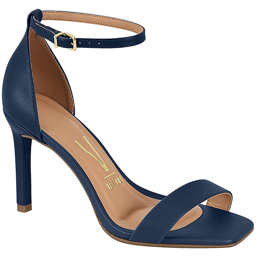 Sandália Vizzano Salto Fino Fechada Feminina - Azul - 1