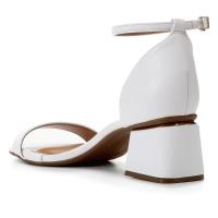 Sandália Vizzano Salto Bloco Feminina - Branco
