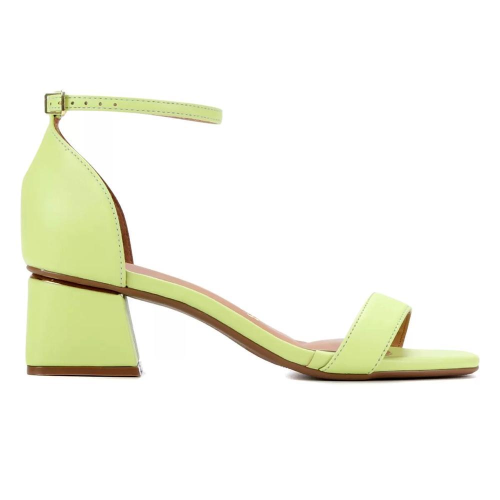 Sandália Vizzano Salto Bloco Feminina - Amarelo - 2