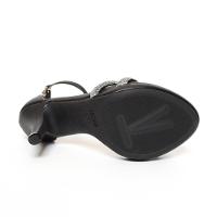 Sandália Vizzano Meia Pata Tiras Strass - Preto - 6