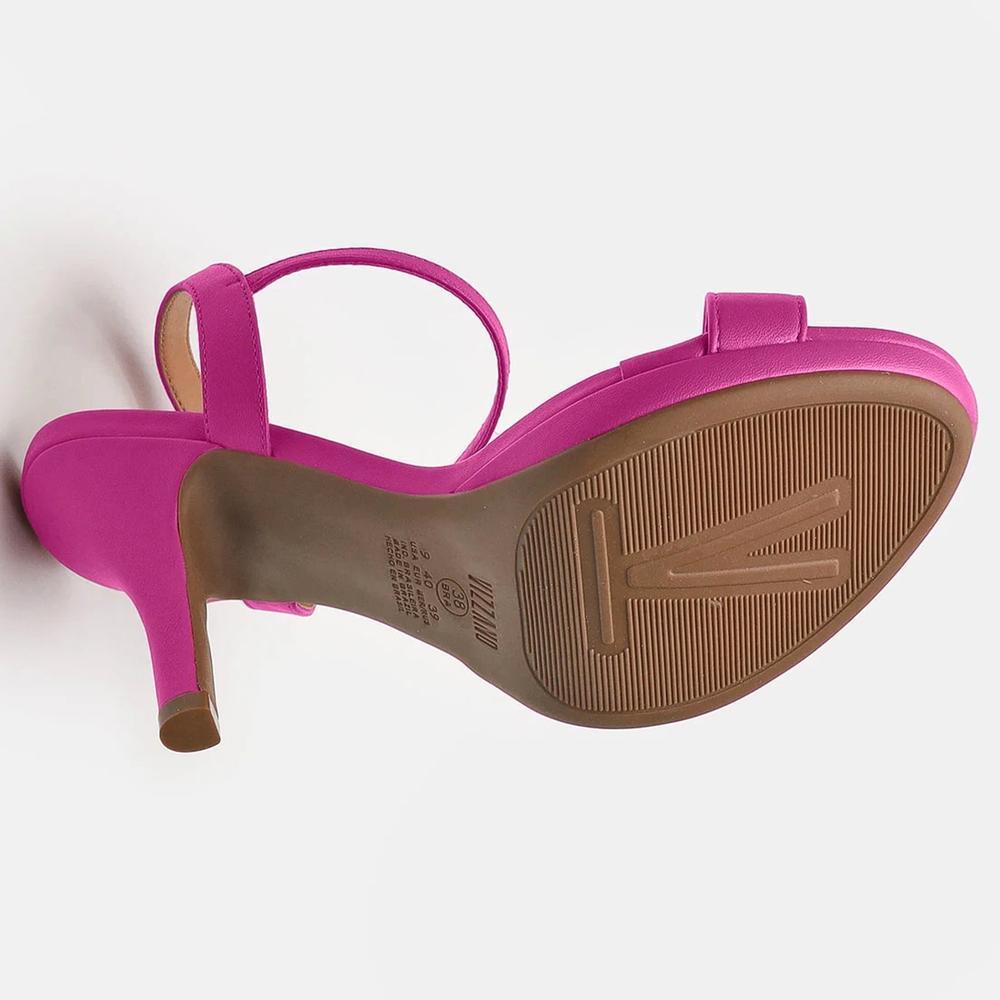 Sandália Vizzano Meia Pata Salto Alto Aberta - Pink - 5