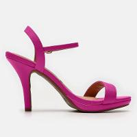 Sandália Vizzano Meia Pata Salto Alto Aberta - Pink - 2