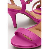 Sandália Vizzano Meia Pata Salto Alto Aberta - Pink - 3