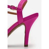 Sandália Vizzano Meia Pata Salto Alto Aberta - Pink