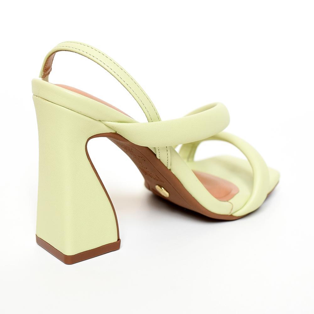 Sandália Vizzano Meia Cana Salto Bloco - Verde Claro - 4