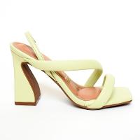 Sandália Vizzano Meia Cana Salto Bloco - Verde Claro - 2