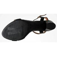 Sandália Vizzano Lisa Básica Feminina - Preto - 5