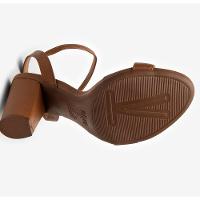 Sandália Vizzano Lisa Básica Feminina - Caramelo - 5