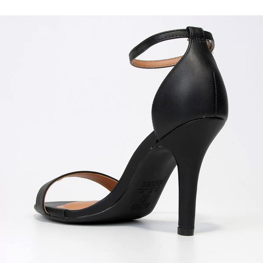 Sandália Vizzano Básica Salto Alto Feminina - Preto - 4