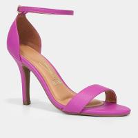 Sandália Vizzano Básica Salto Alto Feminina - Roxo - 1