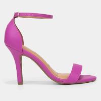 Sandália Vizzano Básica Salto Alto Feminina - Roxo - 2