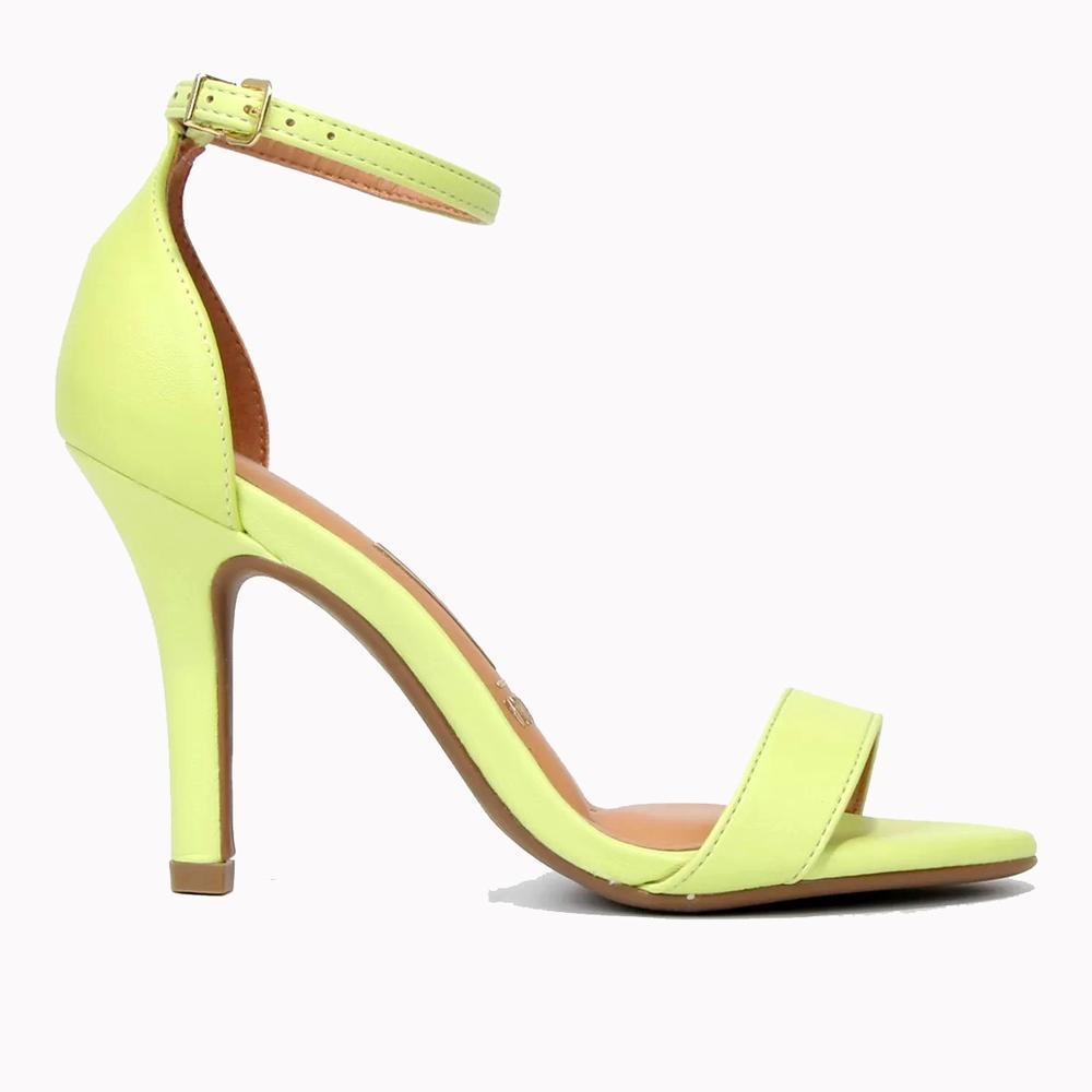 Sandália Vizzano Básica Salto Alto Feminina - Verde Claro - 2