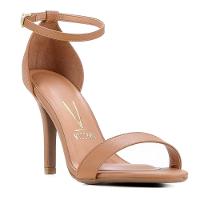 Sandália Vizzano Básica Salto Alto Feminina - Bege - 1