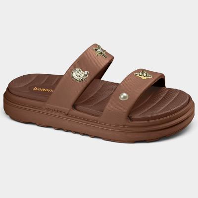Chinelo Boaonda Ivy Feminino - Marrom