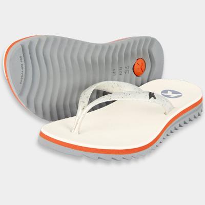 Chinelo Kenner Ibiza Pro Feminino - Branco e Laranja