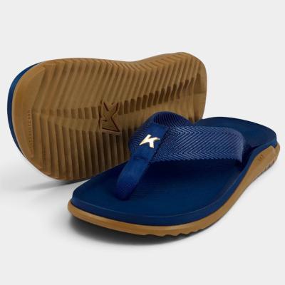 Chinelo Kenner Nk7 Masculino - Azul e Marrom