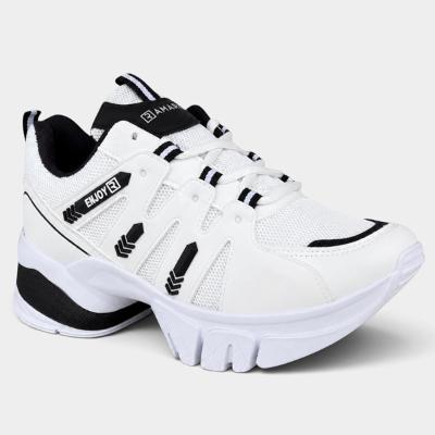 Tênis Ramarim Chunky Plataforma Nova York Feminino - Branco e Preto