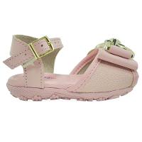 Sandália Infantil Molekinha Laço Metal Baby - Rosa - 2
