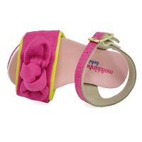 Sandália Infantil Molekinha Lacinho Camurça Bebê - Rosa - 3