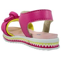 Sandália Infantil Molekinha Lacinho Camurça Bebê - Rosa