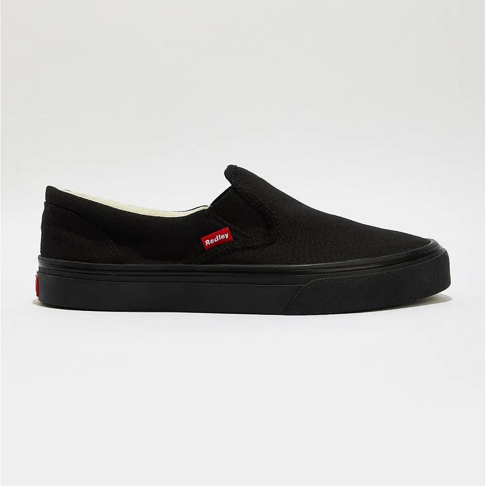 Tênis Slip On Redley Originals Monocromo All Black - Preto - 2