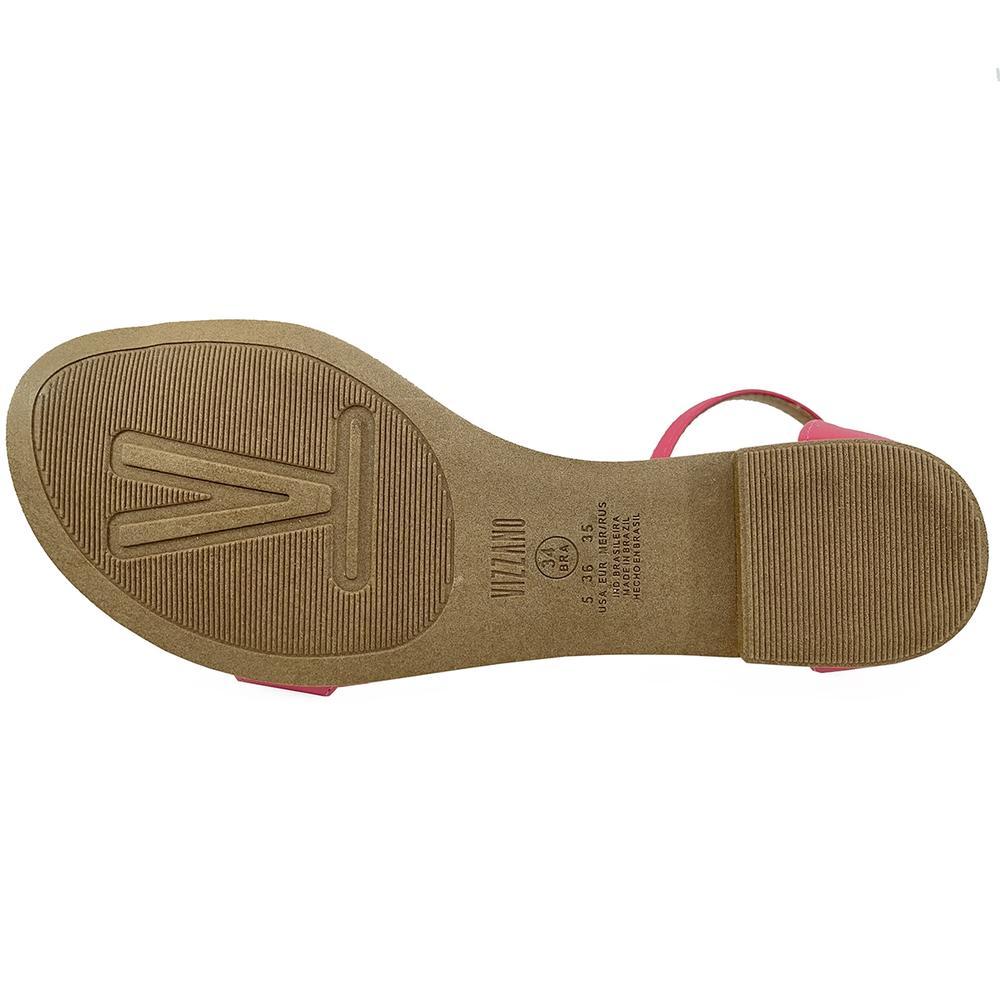 Rasteira Vizzano Básica Com Traseiro Feminina - Rosa - 5