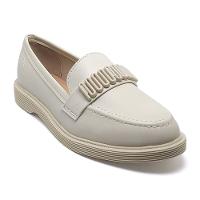 Mocassim Moleca Loafer Feminino - Branco - 1
