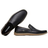 Mocassim Couro Freeway Coimbra Masculino - Preto - 4