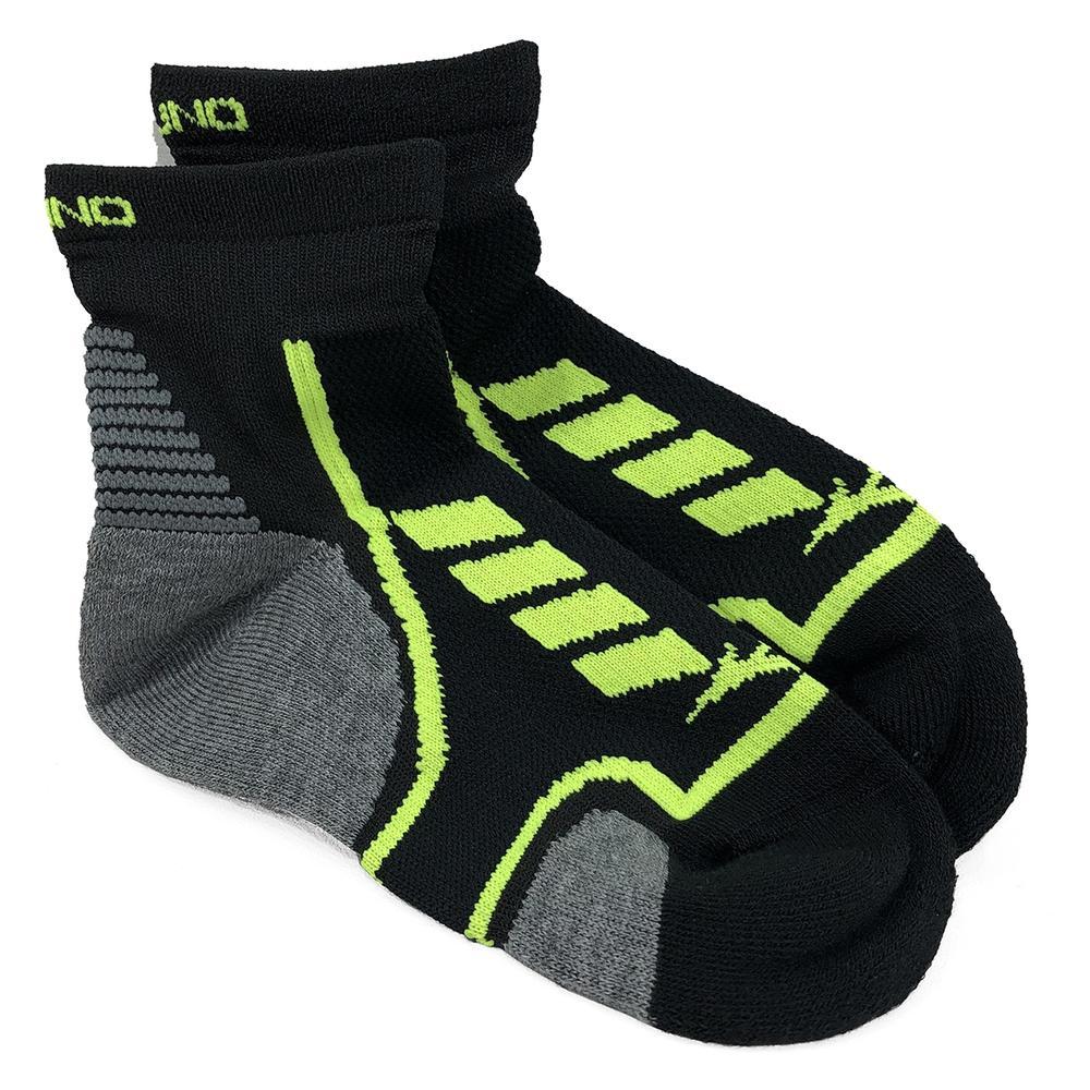 Meia Mizuno Cano Baixo Race Low - Preto e Cinza - 1