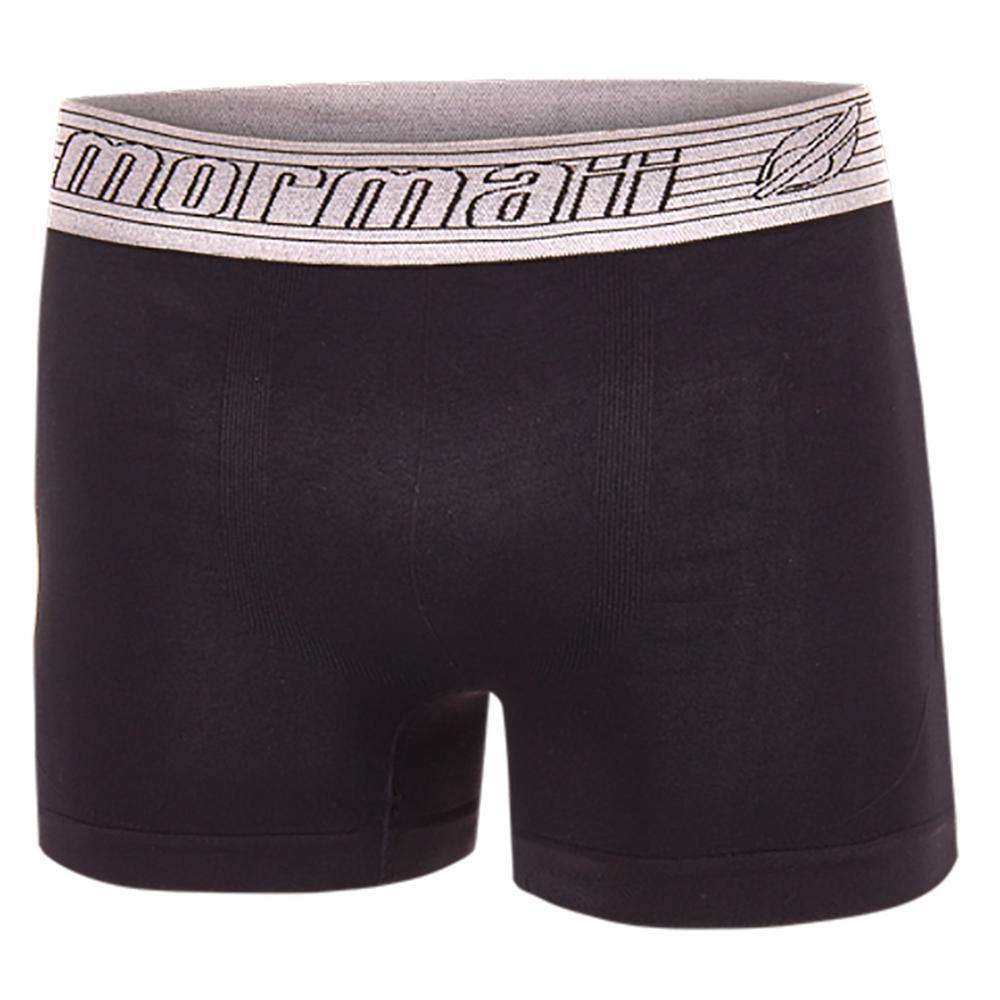Cueca Boxer Mormaii Logo Elástico Masculina - Preto e Cinza - 2