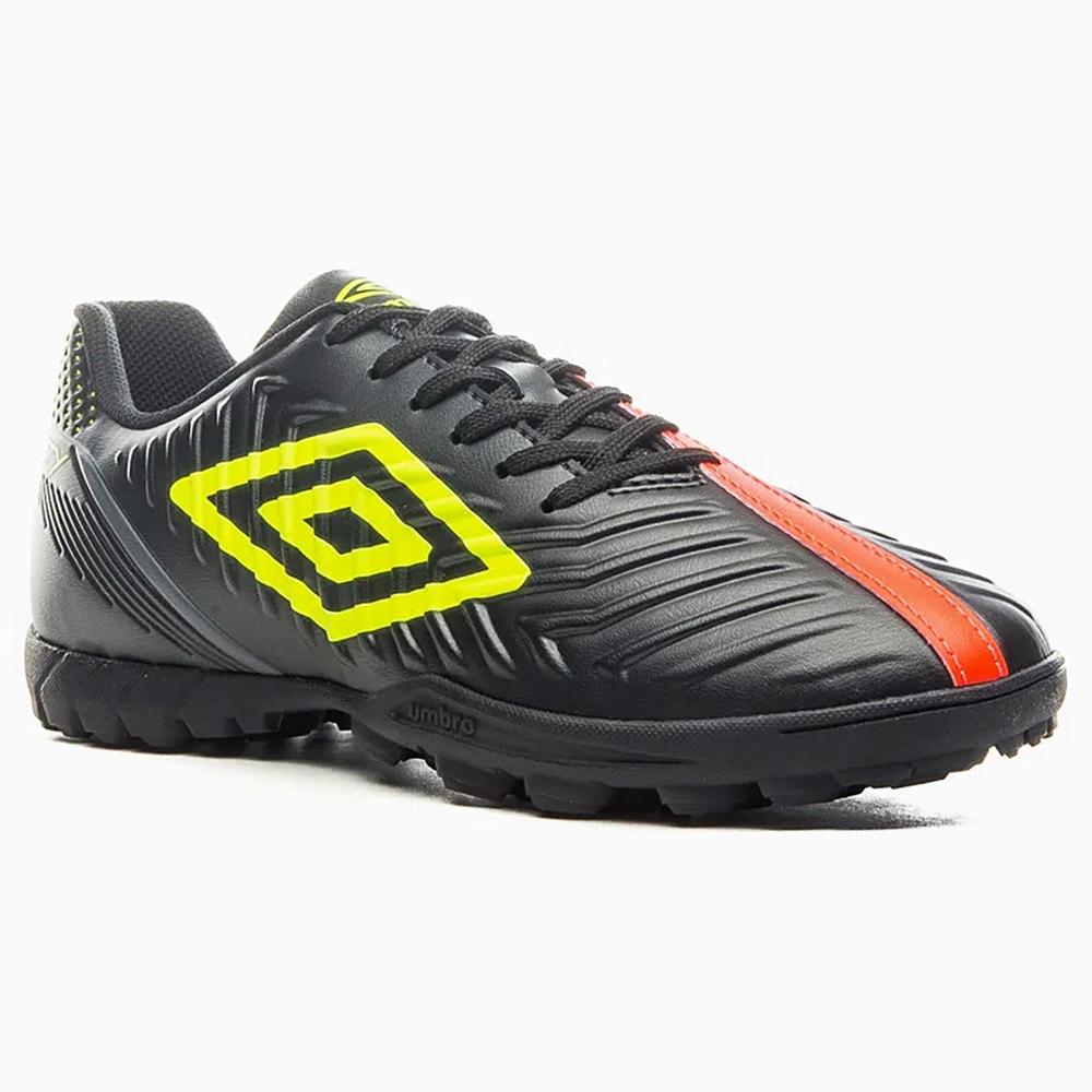 Chuteira Society Umbro Fifty IV Masculina - Preto e Verde - 1