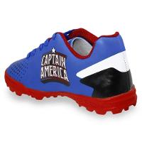 Chuteira Infantil Society Dray Marvel Capitão América - Vermelho e Azul - 3