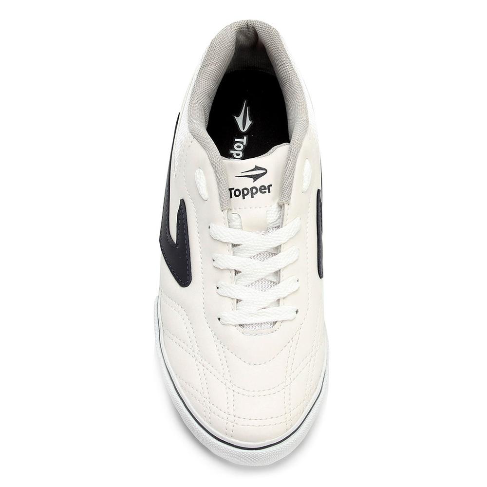 Chuteira Futsal Topper Dominator III Masculina - Branca - 2