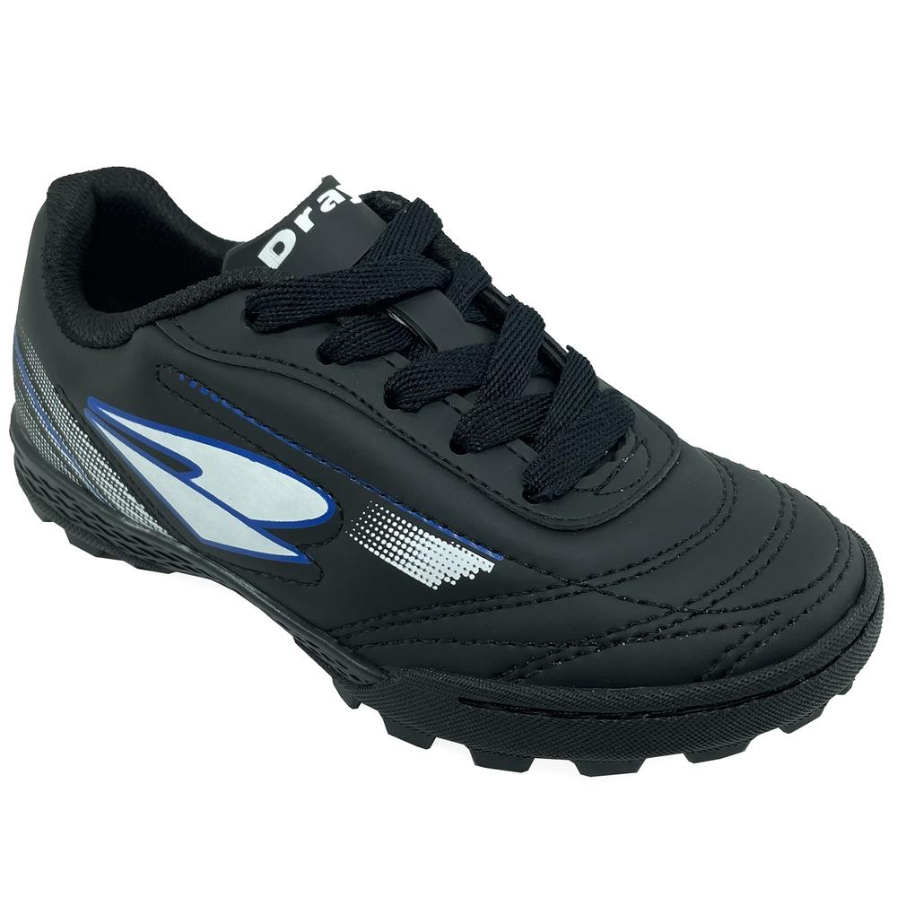 Chuteira Infantil Society Dray Foorcy Menino - Preto e Azul - 1