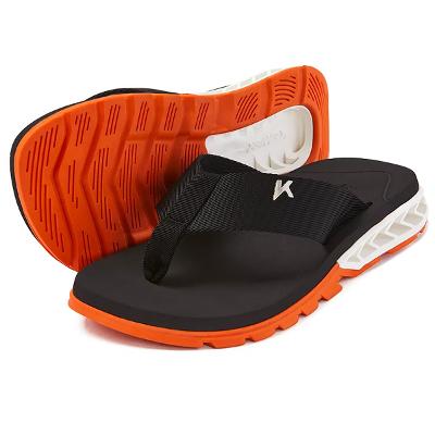 Chinelo Kenner Rakka Masculino - Preto e Laranja