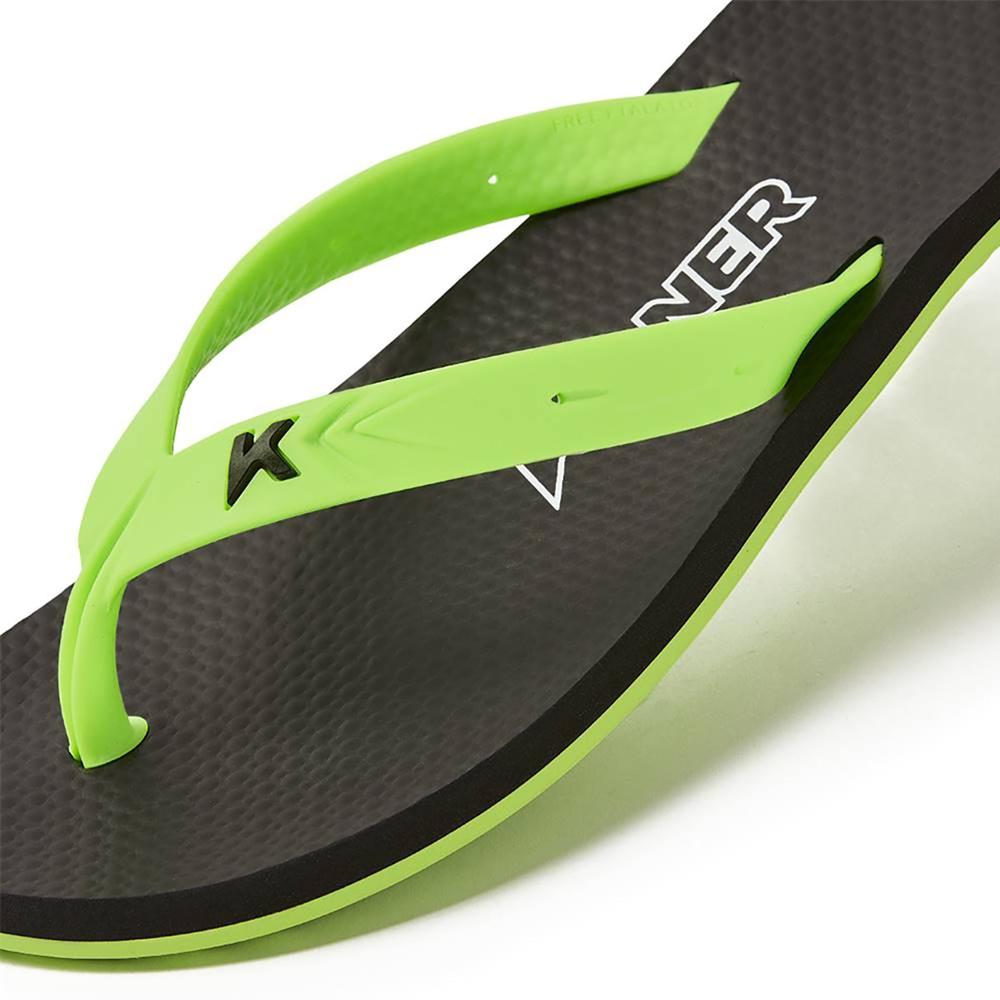 Chinelo Kenner New Summer Masculino - Preto e Verde - 4