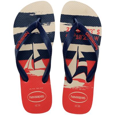 Chinelo Havaianas Top Nautical - Marinho e Bege