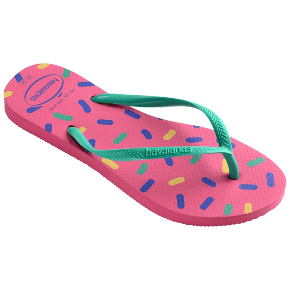 Chinelo Havaianas Slim Harmony Feminino - Rosa - 2