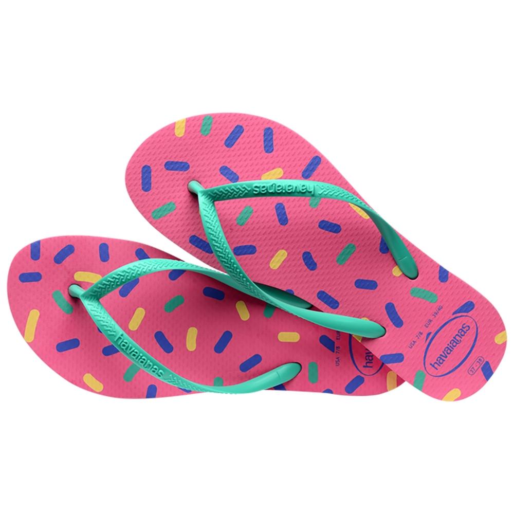 Chinelo Havaianas Slim Harmony Feminino - Rosa - 4
