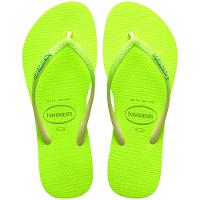 Chinelo Havaianas Slim Glitter Neon Feminino - Verde Limão - 1