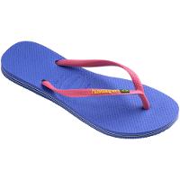 Chinelo Havaianas Slim Brasil Feminino - Azul e Rosa - 2
