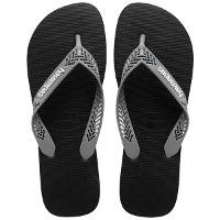 Chinelo Havaianas Power Light Solid Masculino - Preto e Cinza - 1