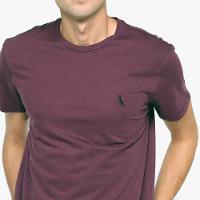 Camiseta Reserva Gola Careca Masculina - Vinho - 3