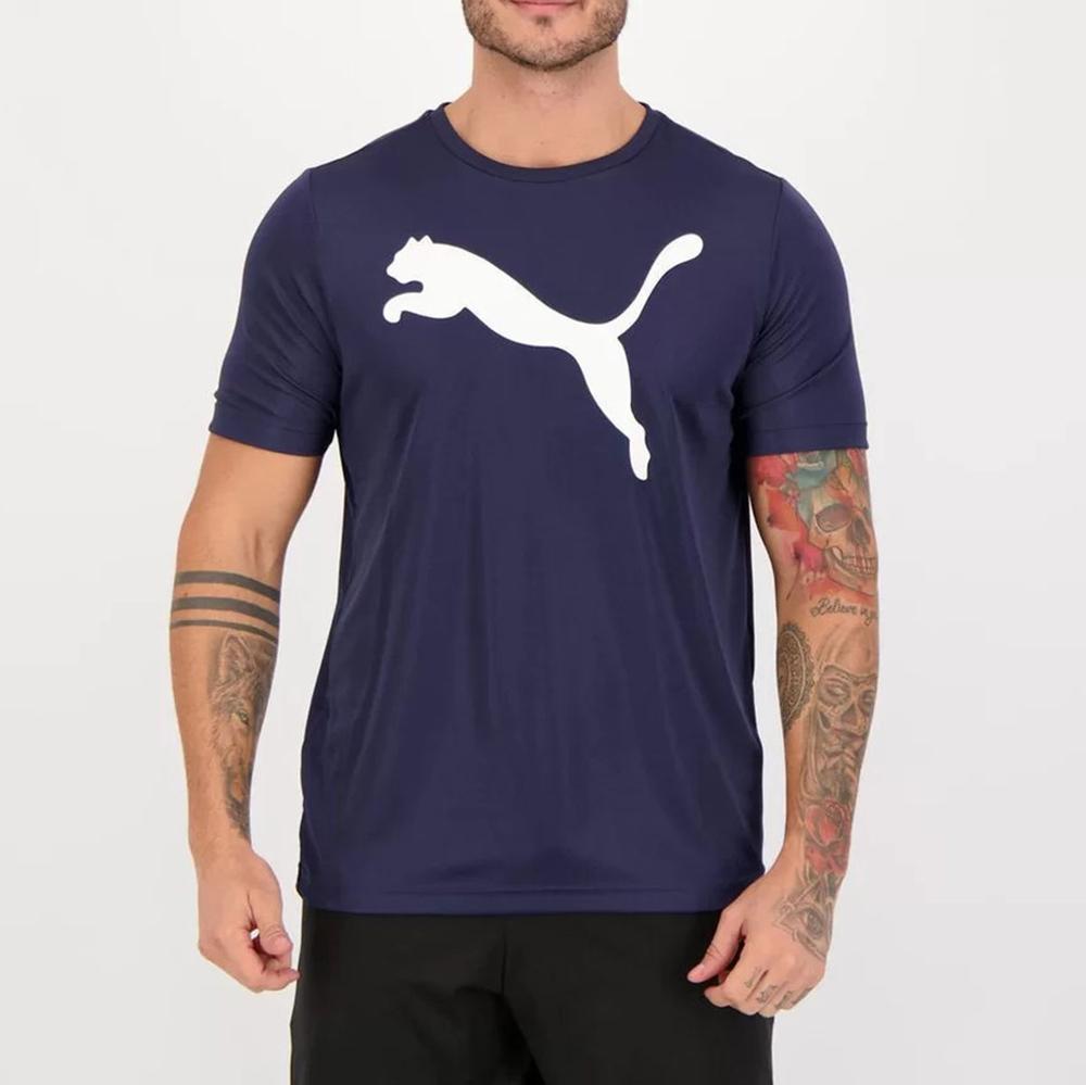 Camiseta Puma Active Big Logo Masculina - Marinho - 2