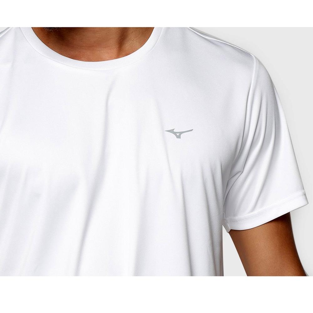 Camiseta Mizuno Run Spark 2 Masculina - Branco - 4