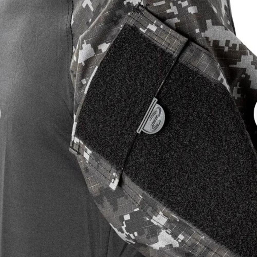 Camisa Tática Fox boy Combat Shirt X Five - Preto/Choque Digital - 3