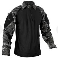 Camisa Tática Fox boy Combat Shirt X Five - Preto/Choque Digital - 1