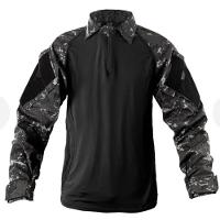 Camisa Tática Fox boy Combat Shirt X Five - Preto/Choque Digital - 2